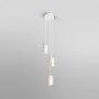 Ledvance Smart+ WiFi Pendelleuchte Decor Twist, weiße Hängelampe mit drei Leuchten.
