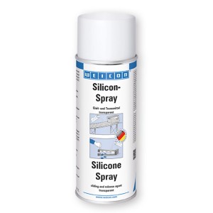 WEICON Silicon-Spray 400ml, Spezial-Spray für Gleit- und Trennfunktion, temperaturbeständig.