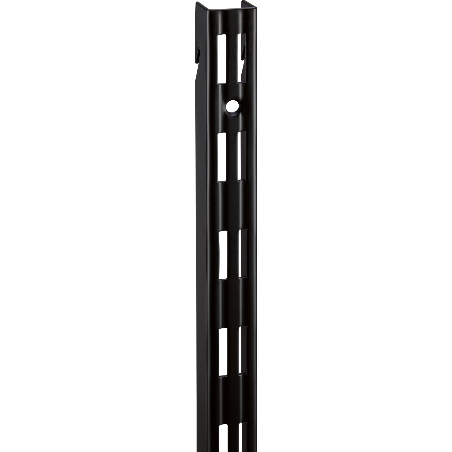 Metall-Wandschiene 2-reihig 100 cm Schwarz