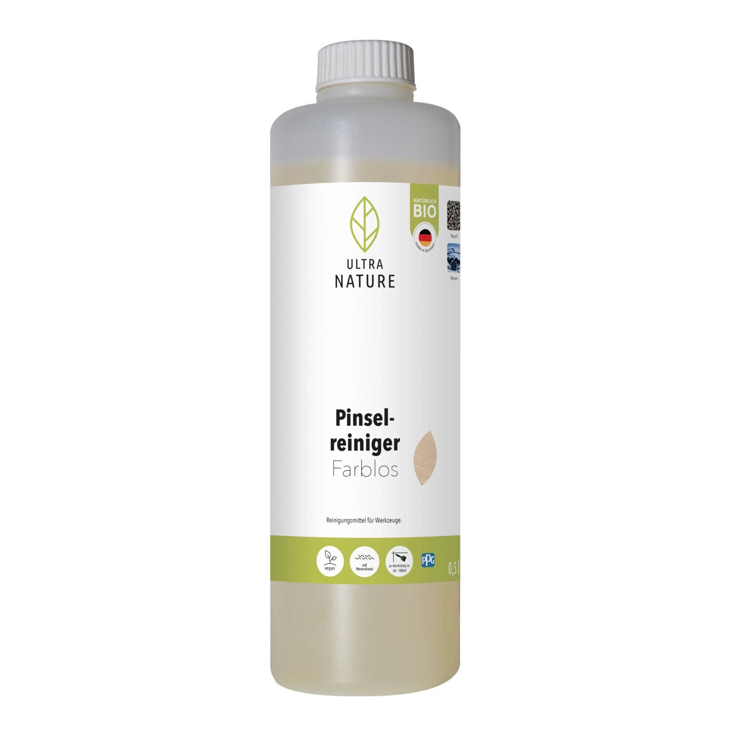 Ultra Nature Pinselreiniger Farblos 0,5 l