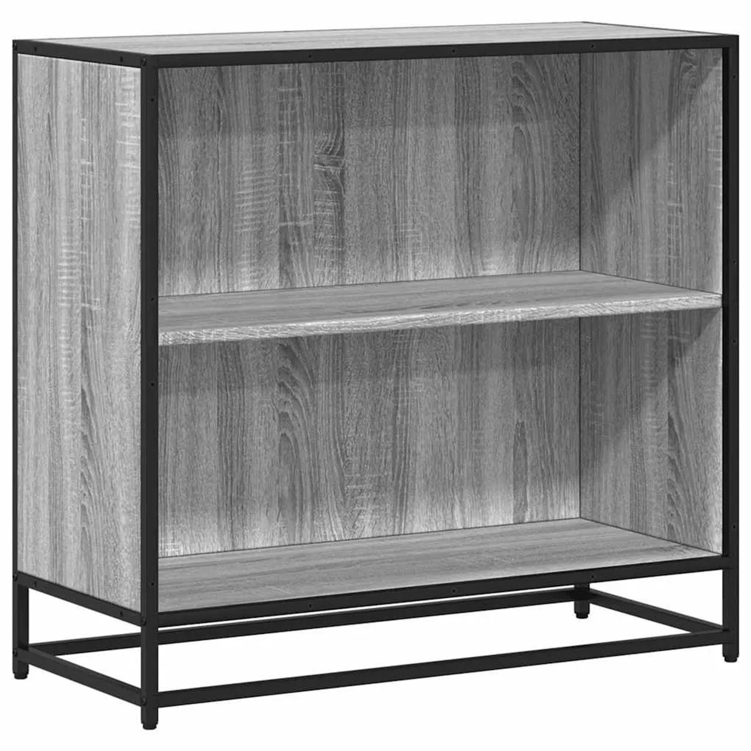 vidaXL Bücherschrank Grau Sonoma 80,5x35x76 cm Holzwerkstoff 849107
