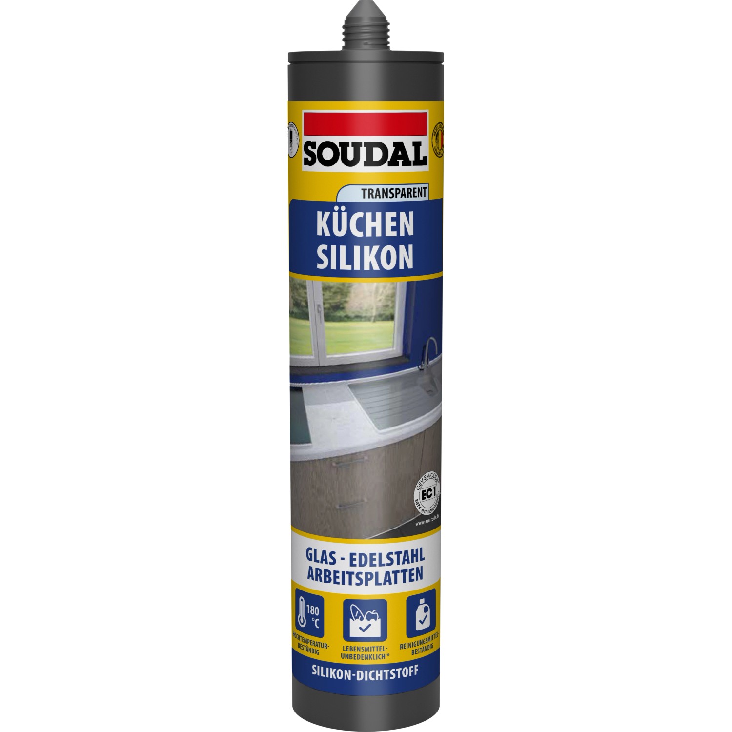 Soudal Küche & Bad Silikon Transparen 300 ml günstig online kaufen