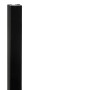 Zubehör-Set für WPC-Hochbeet: Schwarze Kunststoff-Module zum einfachen Zusammenbau.