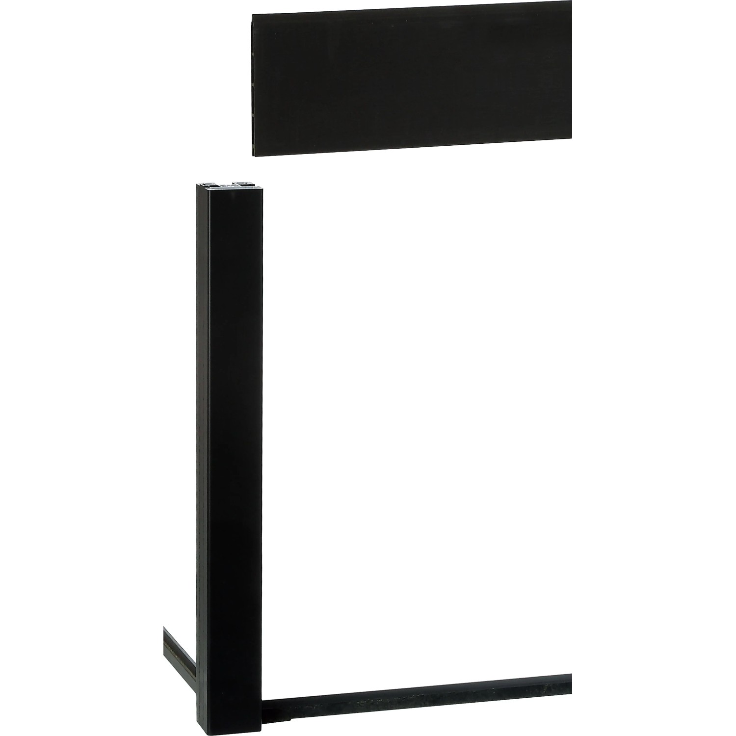Zubehör-Set für WPC-Hochbeet: Schwarze Kunststoff-Module zum einfachen Zusammenbau.