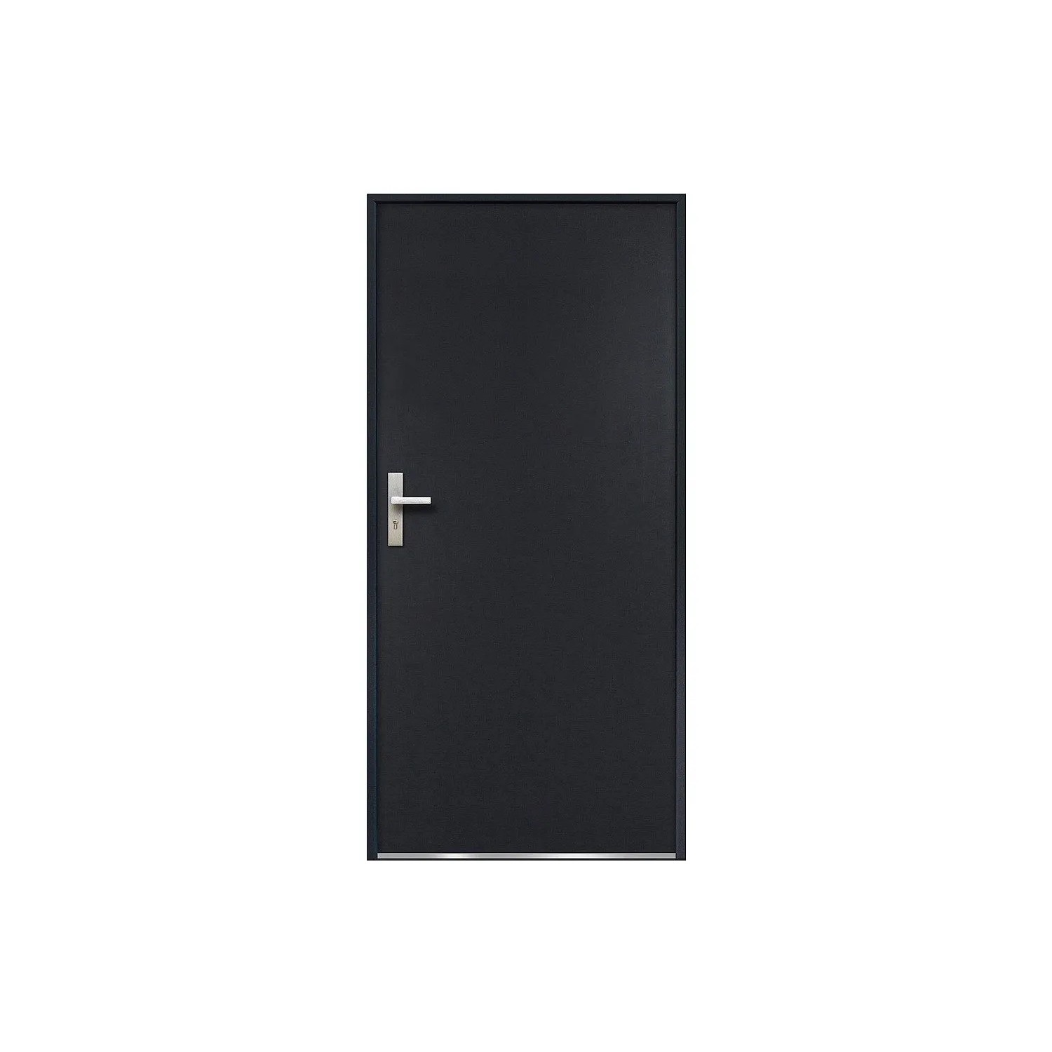 Vente-unique Haustür Agueda Anthrazitgrau 95.1 cm