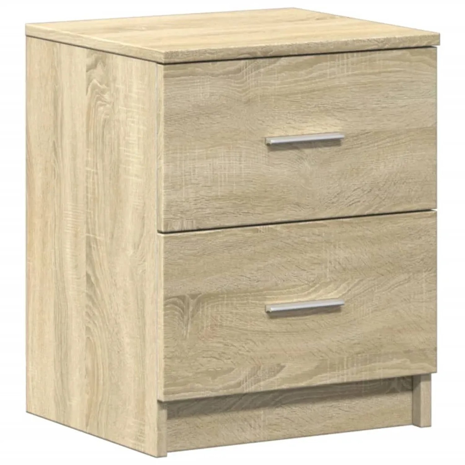 vidaXL Nachttisch mit 2 Schubladen Sonoma-Eiche 40x36x50 cm 858789
