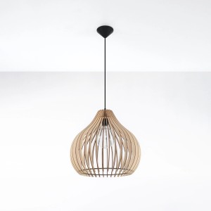 Sollux Aprilla Hängeleuchte aus Holz, skandinavisches Design für Lampen & Leuchten.