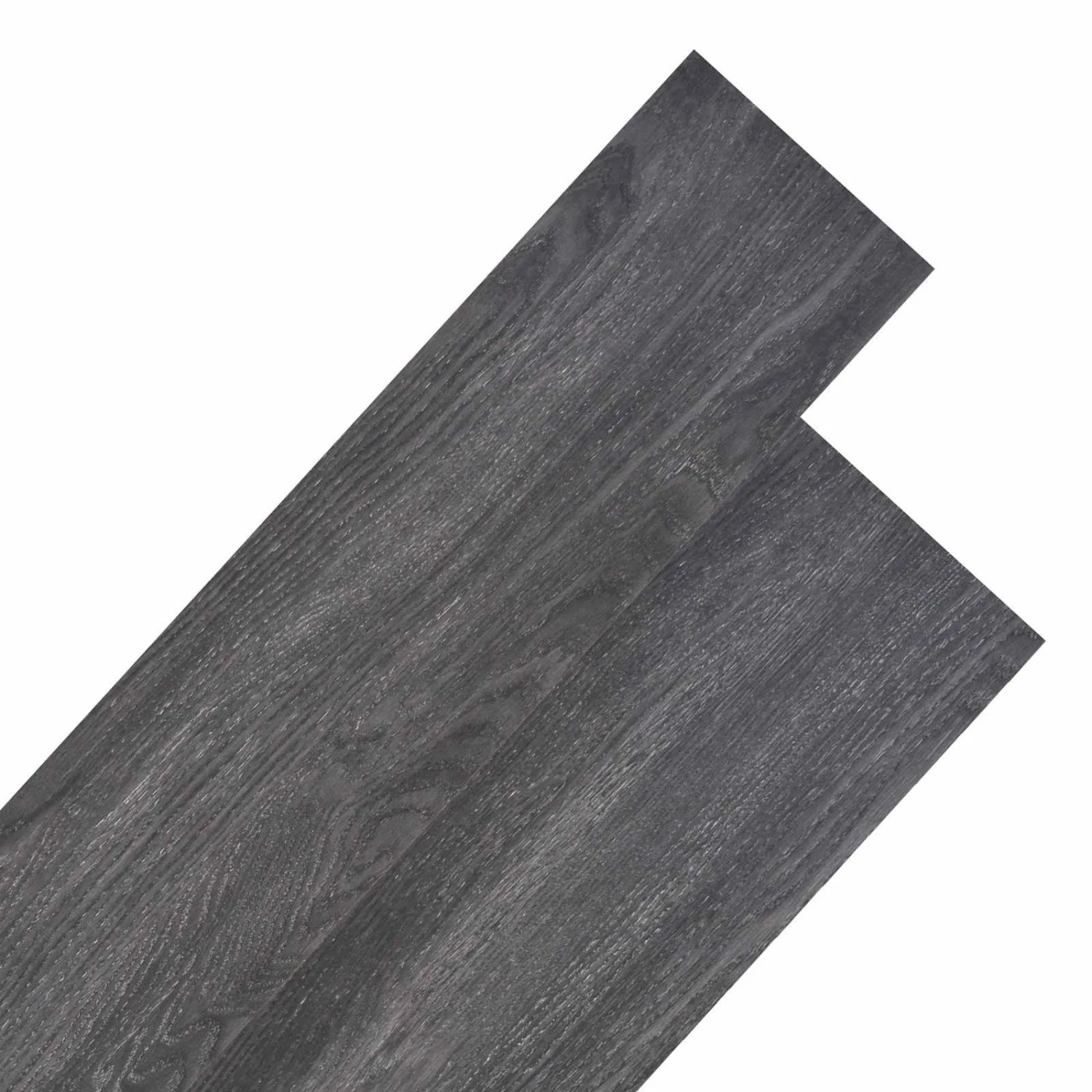 vidaXL Bodenplanken 18 Stk Schwarz und Weiß 5,26 m² PVC 42046251