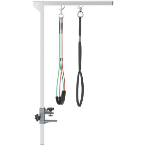 PawHut Fellpflegearm mit Klemme und Haunch-Halter für Hunde, höhenverstellbar.