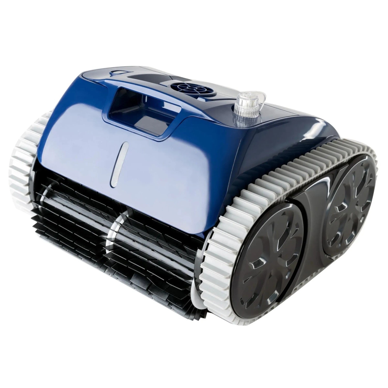 CF Poolroboter CF200CL, blau-schwarz, mit Raupenantrieb und Lithium-Ionen-Akku.