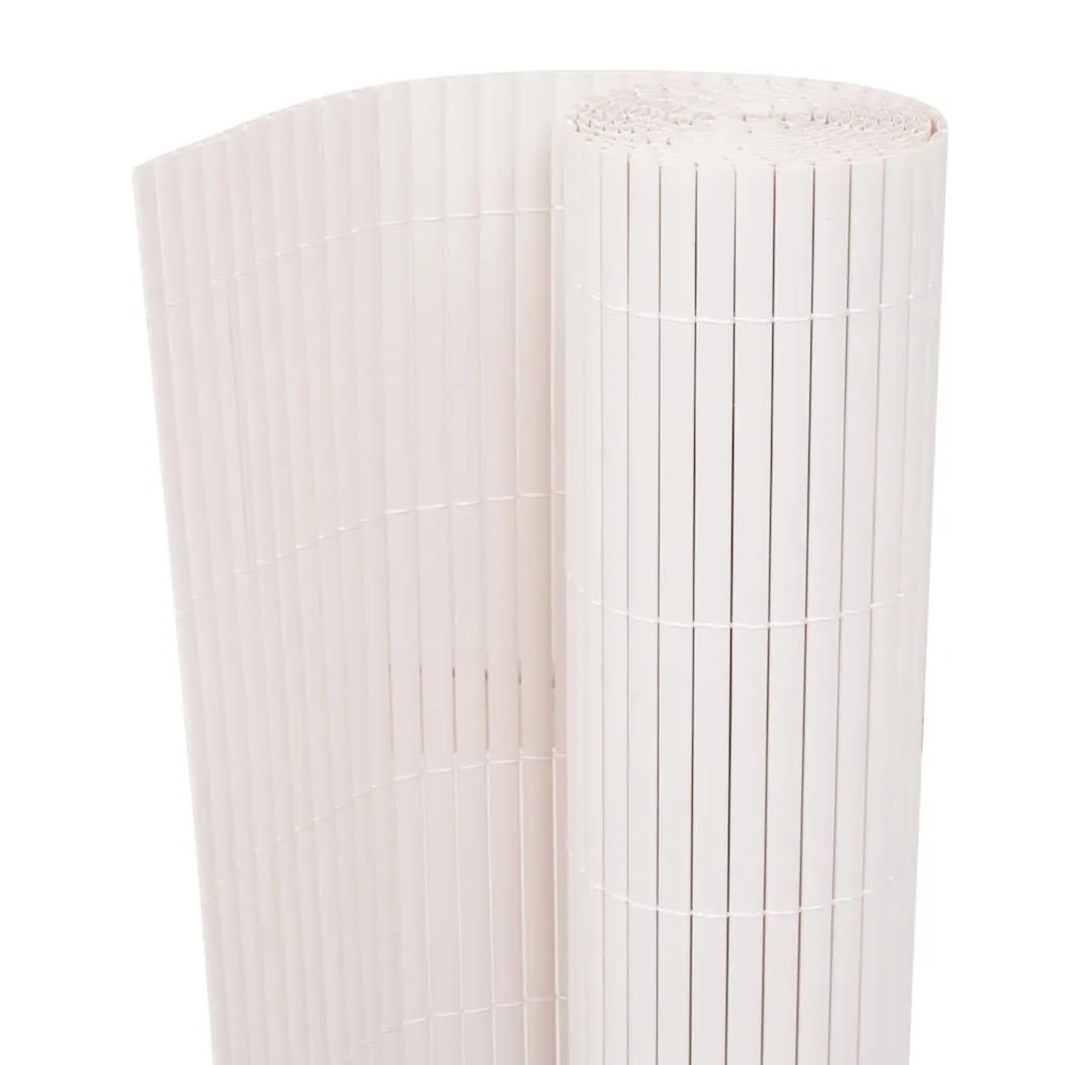 vidaXL Gartenzaun Weiß 150 x 300 cm PVC 43632