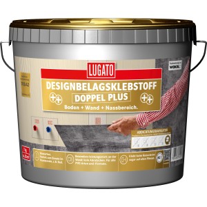 Eimer Lugato Designbelagsklebstoff Doppel Plus, 7 kg, für Vinyl- und Designböden.