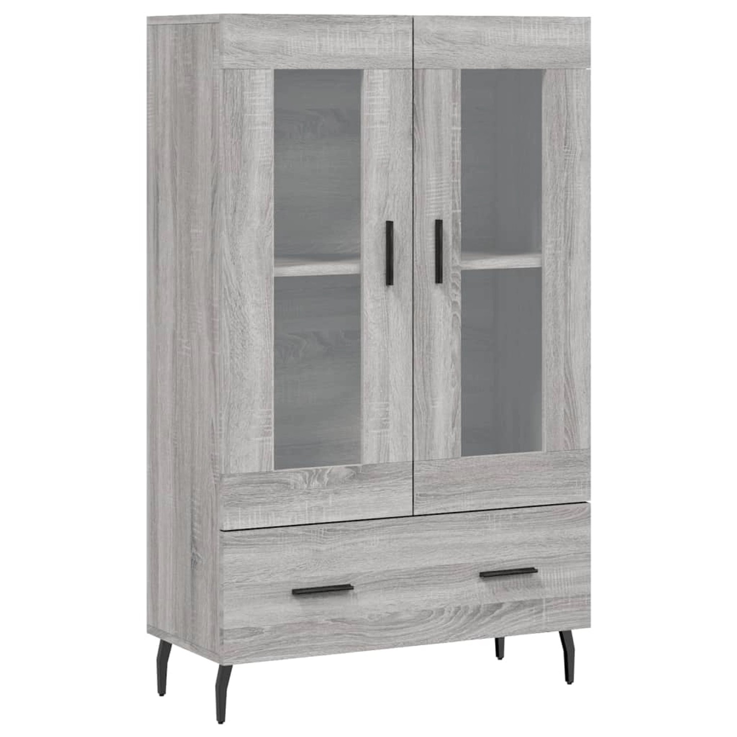 vidaXL Highboard Grau Sonoma 69,5x31x115 cm Holzwerkstoff 828322 günstig online kaufen