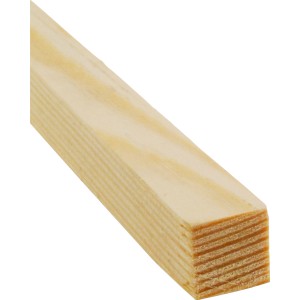 Quadratleiste aus Buche, 13x13 mm, 1000 mm lang, für vielseitige Anwendungen im Innenausbau.