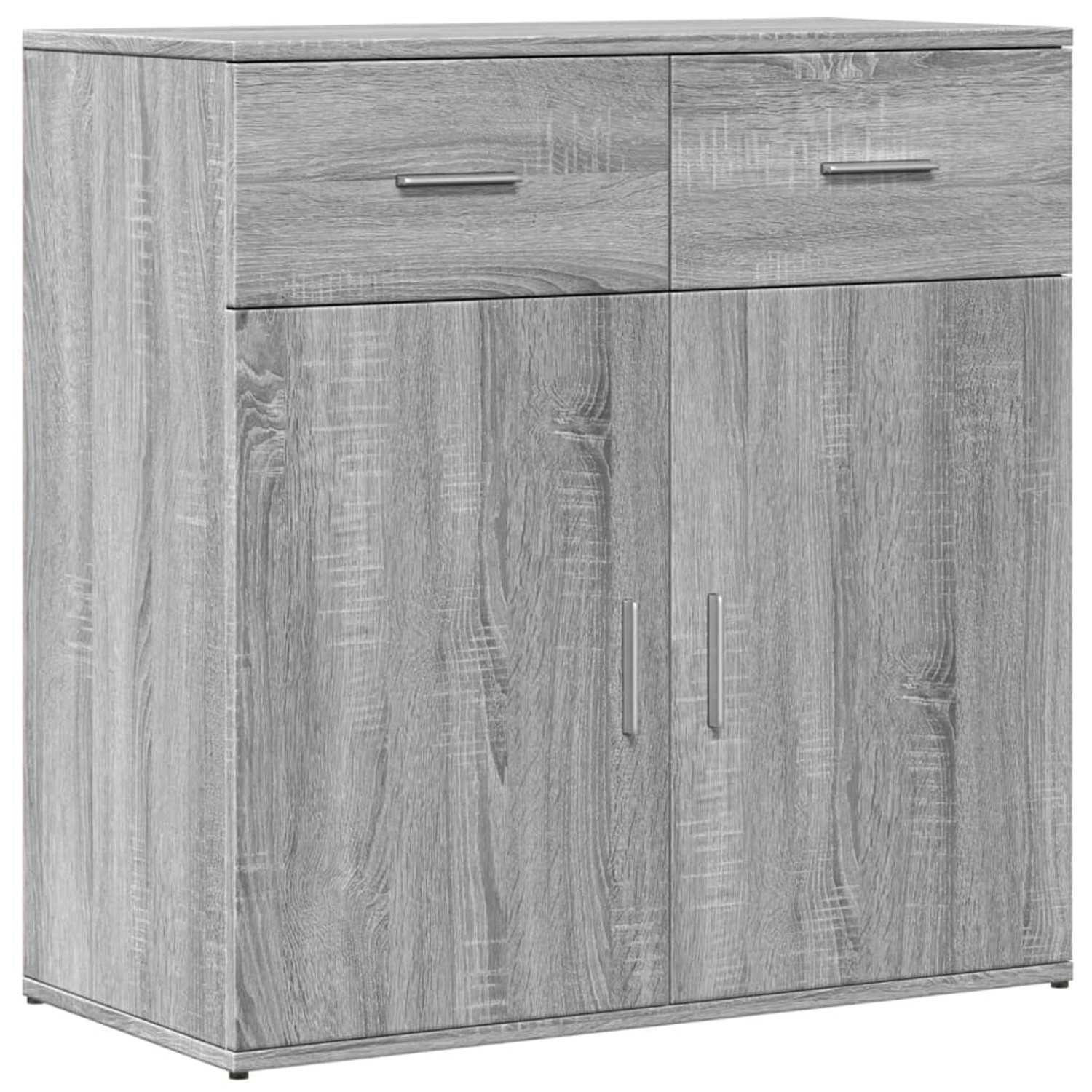 vidaXL Sideboard Grau Sonoma 79x38x80 cm Holzwerkstoff 840525 günstig online kaufen