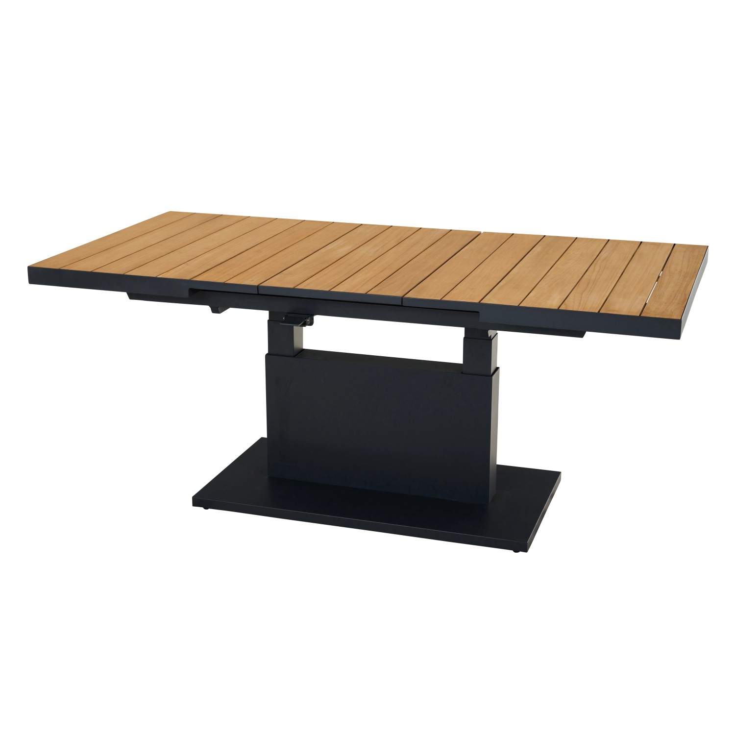 Siena Garden Auszieh Lifttisch Talina 140/180 cm x 57/77 cm Teak günstig online kaufen