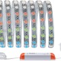 Paulmann MaxLED RGBW Basisset, 3 m LED-Streifen mit Fernbedienung und Zubehör.