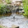 Heissner Teichpumpen-Set Aqua Jet Eco mit Wasserspiel im Gartenteich.