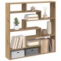 vidaXL Würfelregal 7 Fächer Artisan-Eiche Holzwerkstoff 860030_2