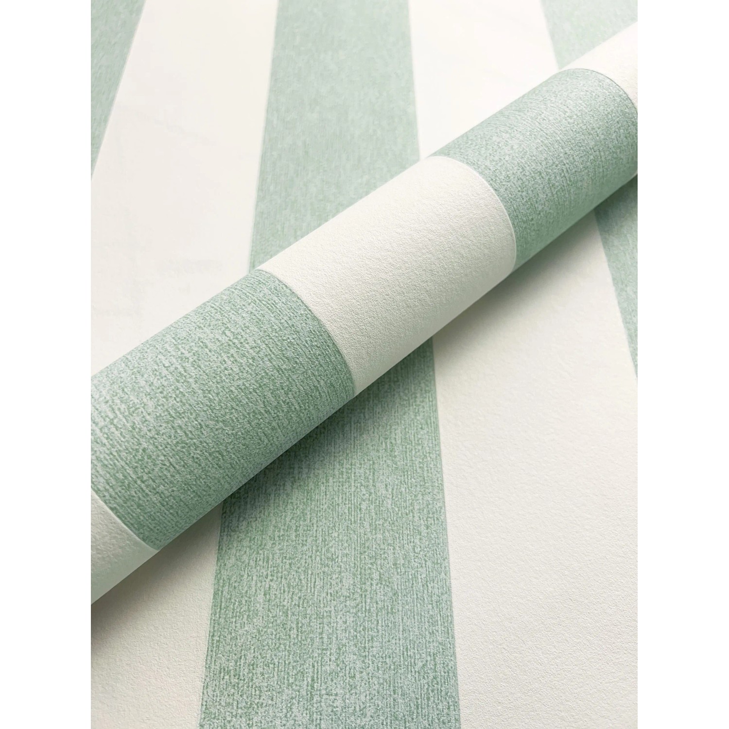 Newroom Vliestapete Nail Green Streifen Modern FSC®