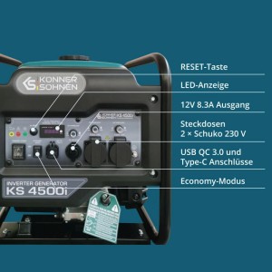Könner & Söhnen Inverter-Generator KS 4500i