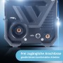 Detailaufnahme: STAHLWERK FLUX 160 ST Digital Schweißgerät, Frontansicht mit Anschlüssen.
