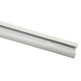 Gardinia Zierstabprofil aus Aluminium, weiß, 160 cm, für Gardinenschienen.