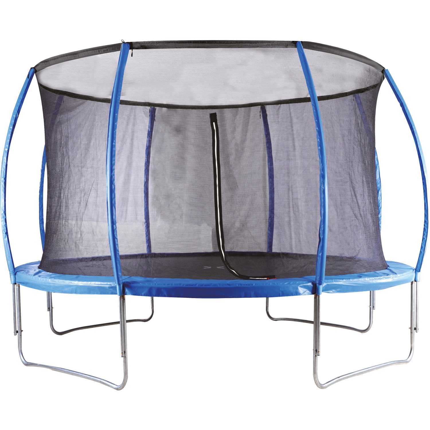 Gartentrampolin Rund Ø 427 cm mit Sicherheitsnetz Blau