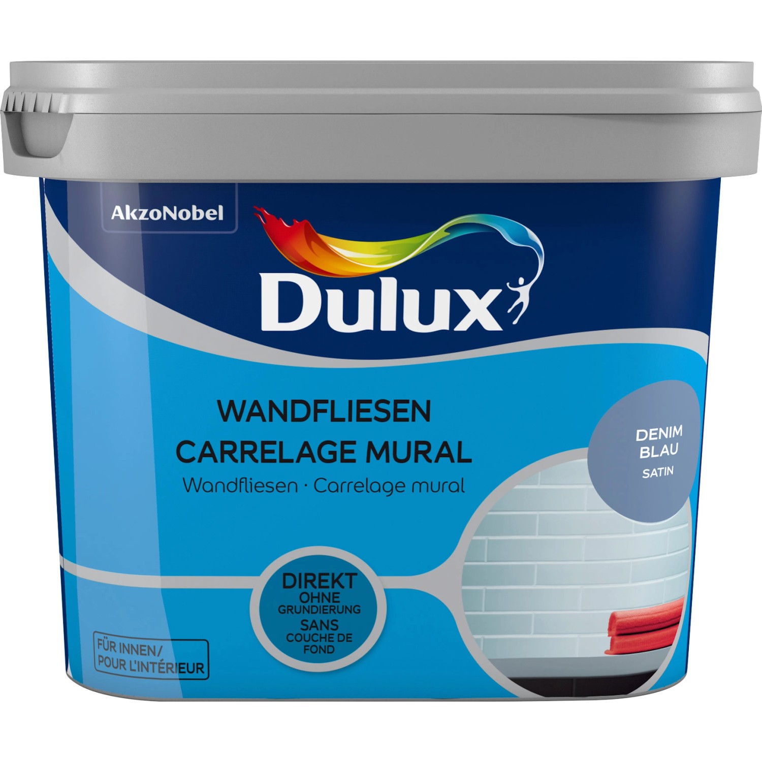 Dulux Fresh Up Wandfliesenlack Satin Denim Blue 750 ml