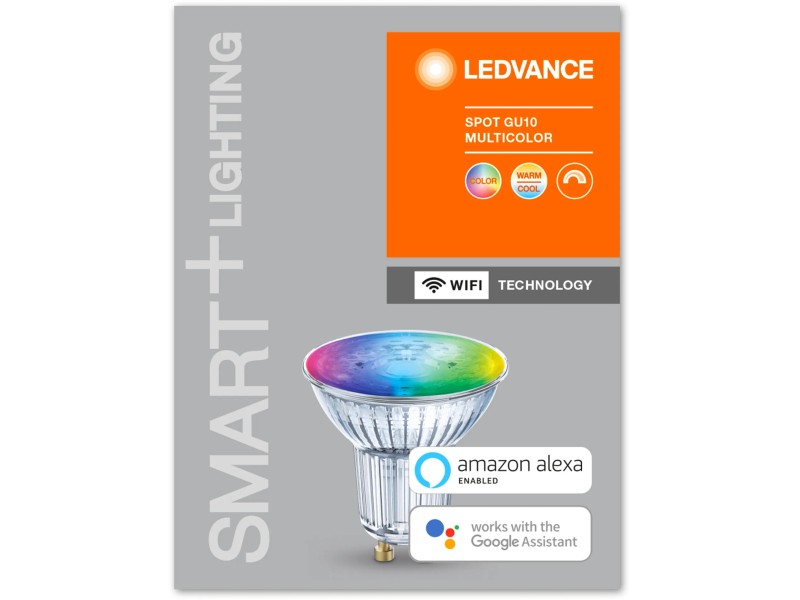 Lumiled SAYO PAR16 Smart LED Lampe GU10 5W 450lm – WLAN, Dimmbar, RGBW, 16 Mio. Farben, App-Steuerung, Kompatibel Mit Alexa & Google