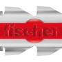 Fischer Universaldübel DuoPower 14x70 mm, 2er-Pack, rot/grau.