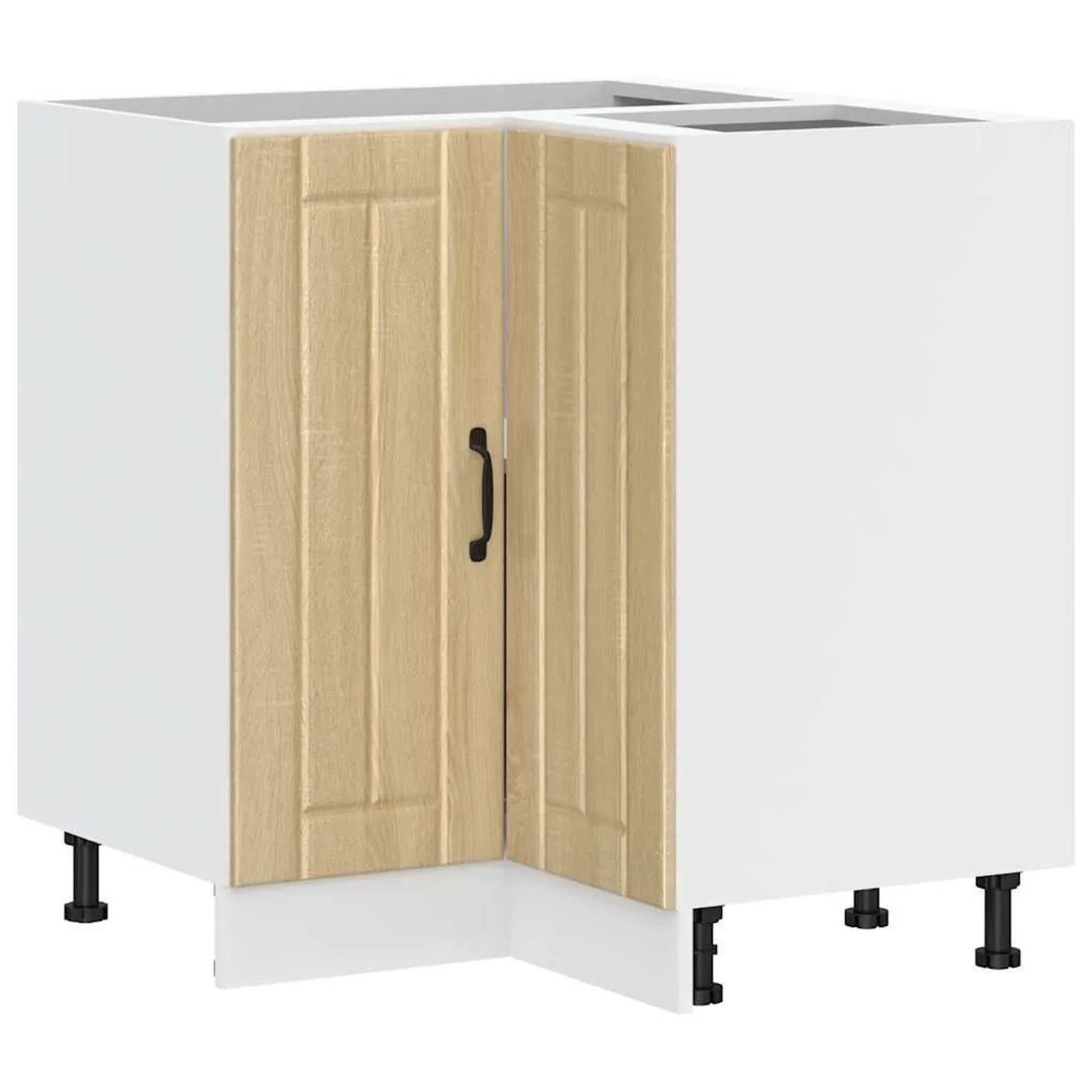 vidaXL Küchen-Eckunterschrank Lucca Sonoma-Eiche Holzwerkstoff 853750 günstig online kaufen