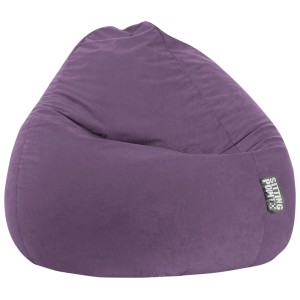 Lila Sitting Point Sitzsack BeanBag Easy (300 l) aus Mikrofaser.