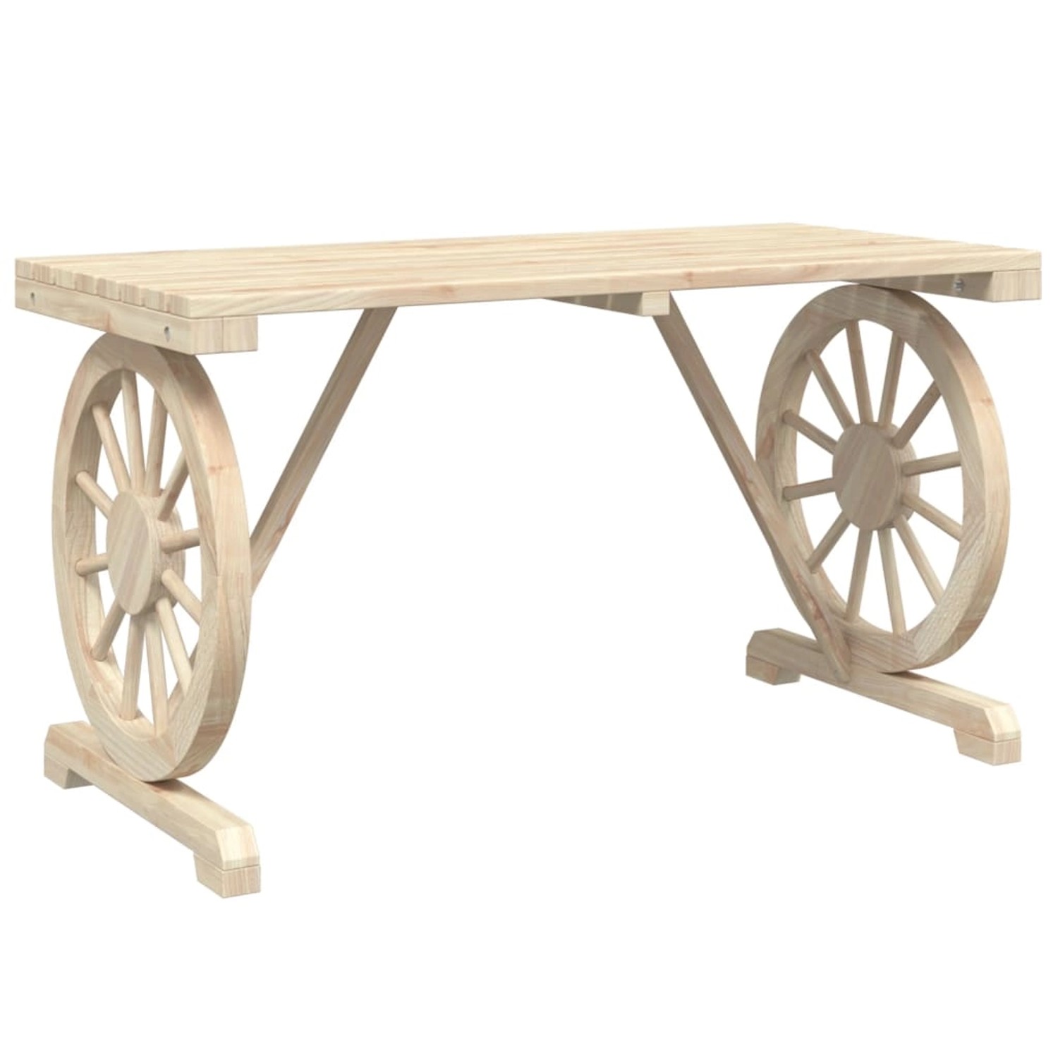 vidaXL Gartentisch 115x55x65 cm Massivholz Tanne 365113 günstig online kaufen