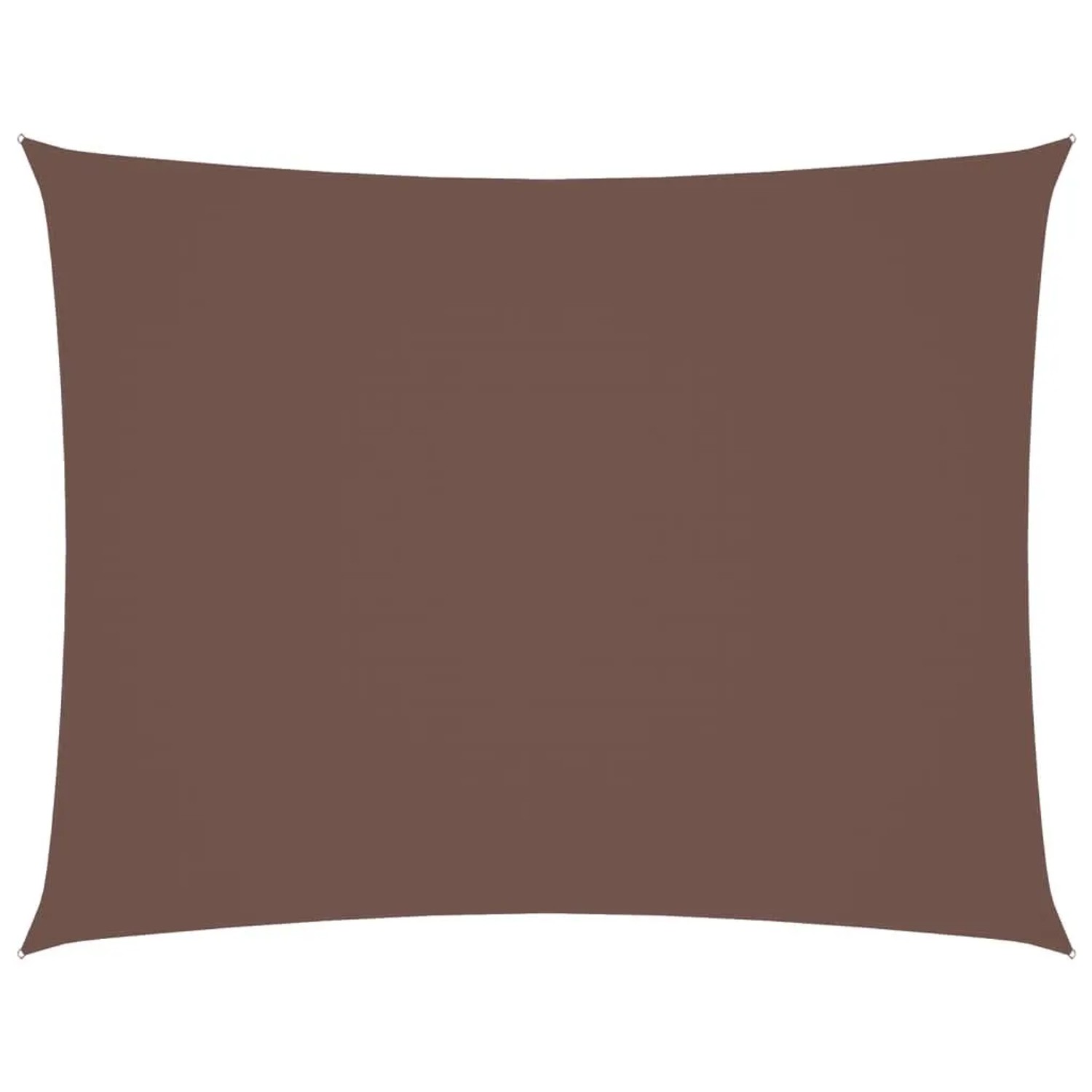Furnicato Sonnensegel Oxford-gewebe Rechteckig 5x6 M Braun