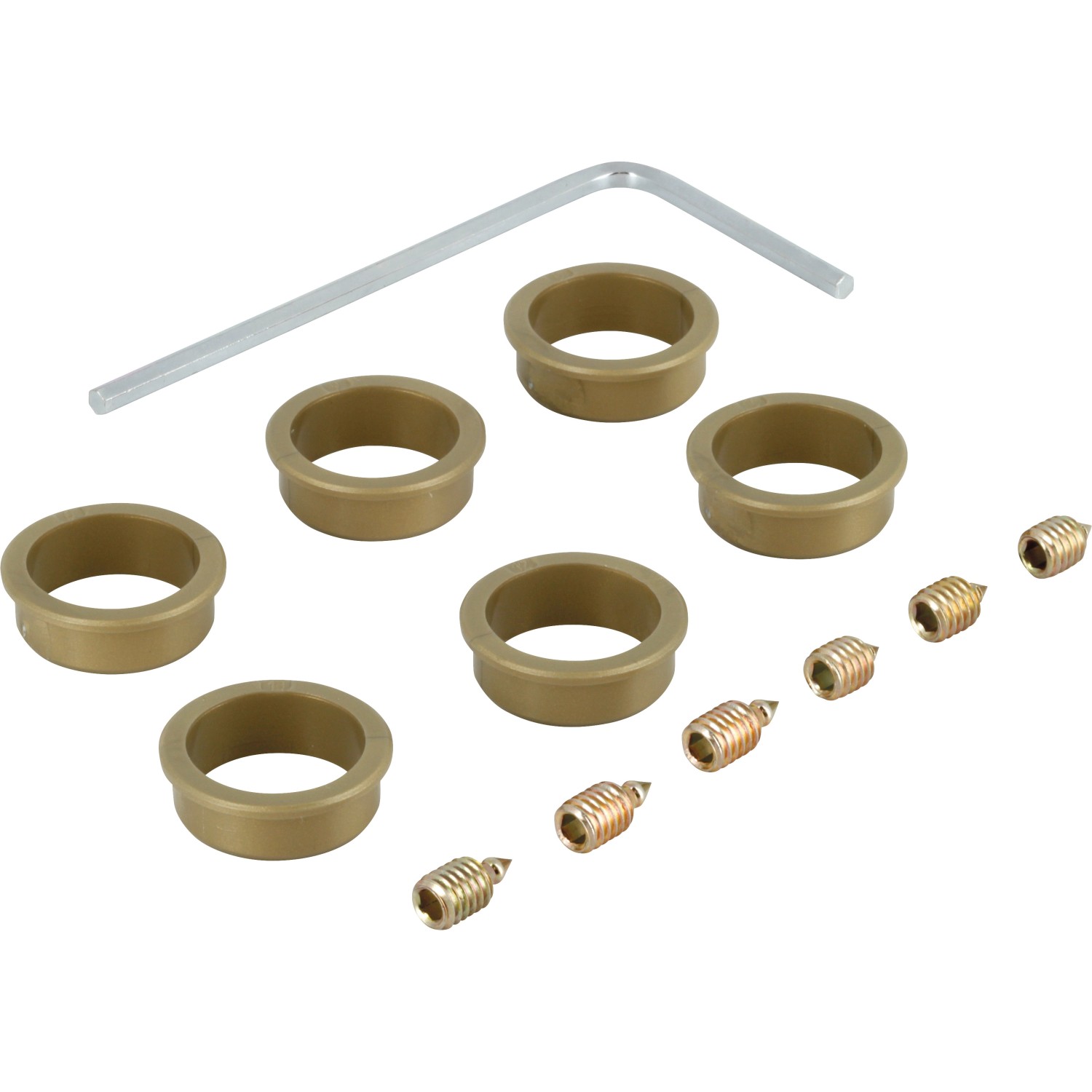 Hoppe Zubehör-Set für Innengarnituren Gold