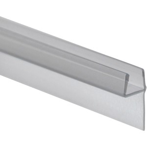 Transparente Schulte Duschdichtung vertikal für MasterClass und Garant Duschkabinen, 6 mm Glasstärke.
