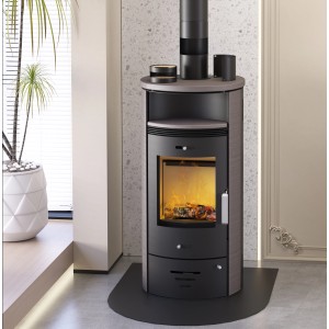 Accente Kaminofenfilter Sauberling in Schwarz für Kamine & Öfen.