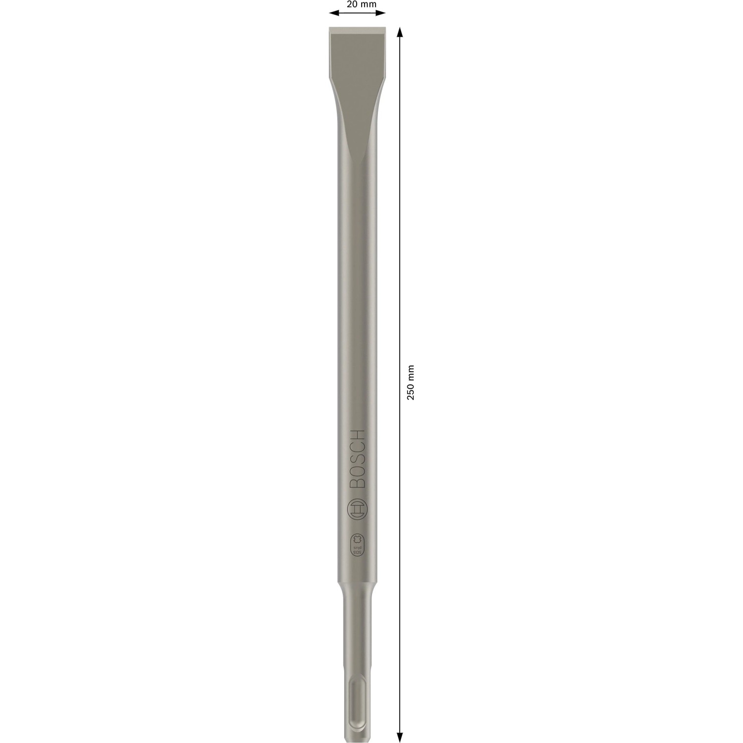 Bosch Flachmeißel mit SDS-plus-Aufnahme 250 mm x 20 mm