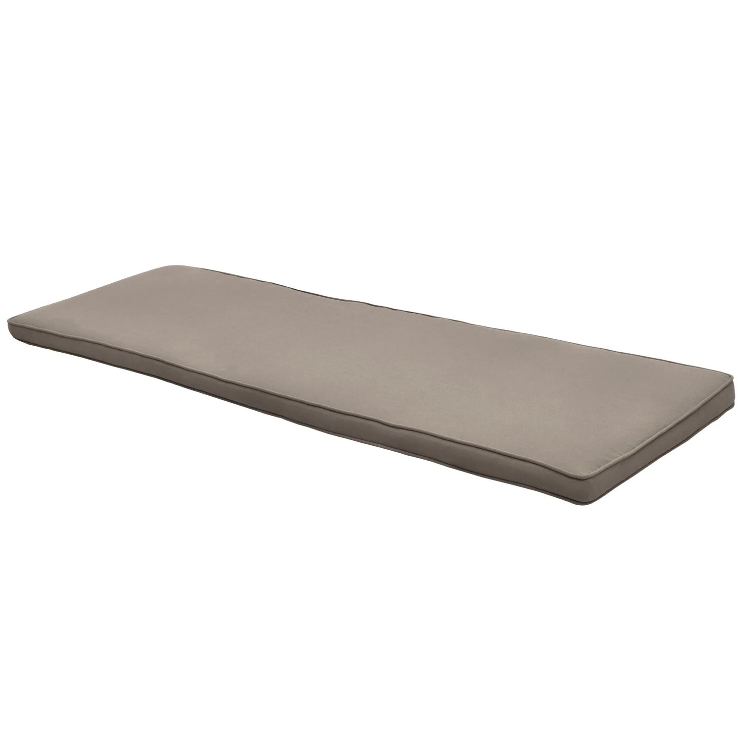 Beautissu Loft BK Auflage Bankkissen Sitzkissen 180x48x5cm Taupe