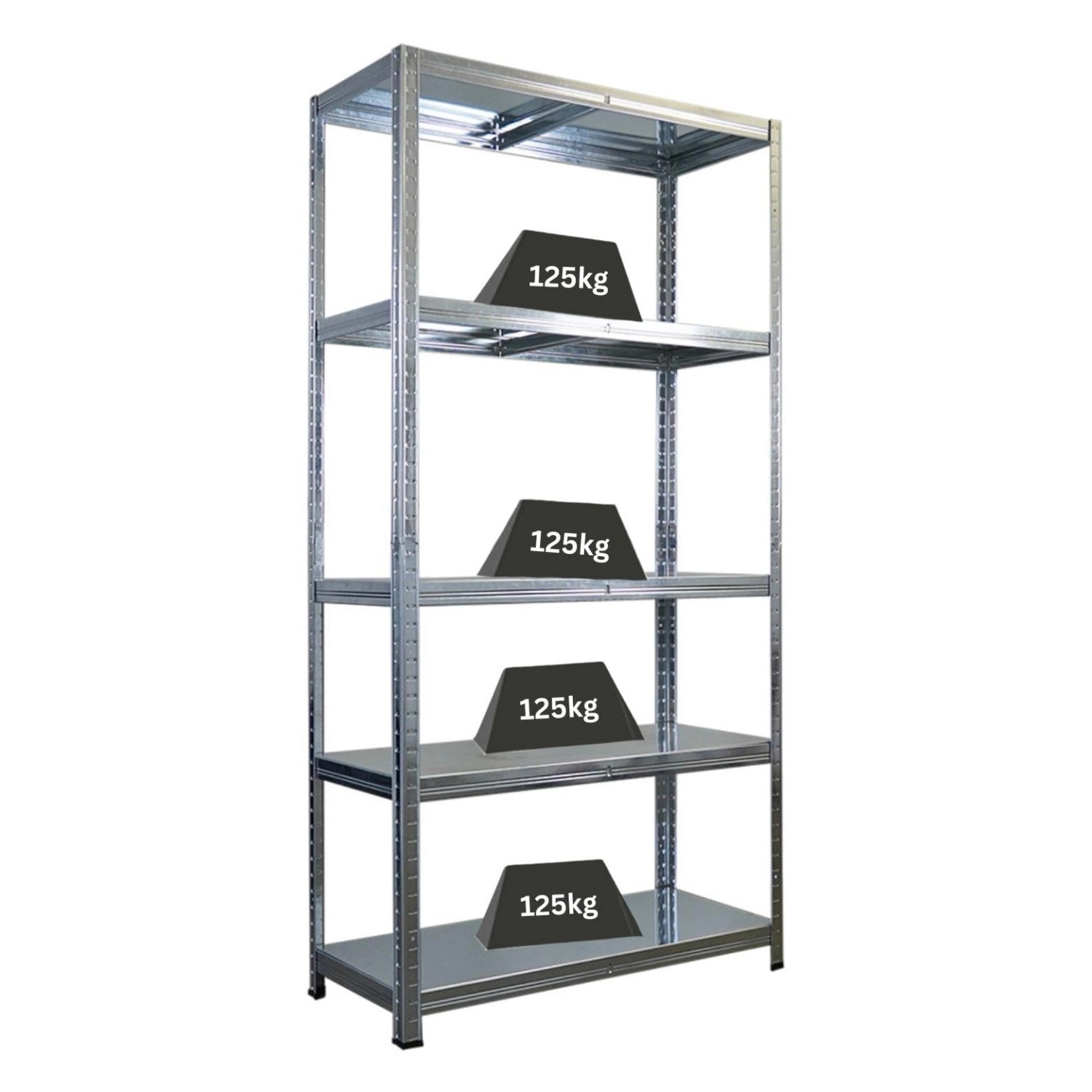 PROREGAL Schwerlastregal Ragnar HxBxT 180x90x40cm 5 Stahlplatten-Ebenen Fac günstig online kaufen