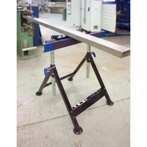 Westfalia Multifunktions-Arbeitsbock aus Metall, schwarz, mit Vierkantrohr als Beispiel