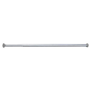 Delabie Duschvorhangstange gerade ausziehbar ECO D20 760-1260 mm, poliertes Aluminium.