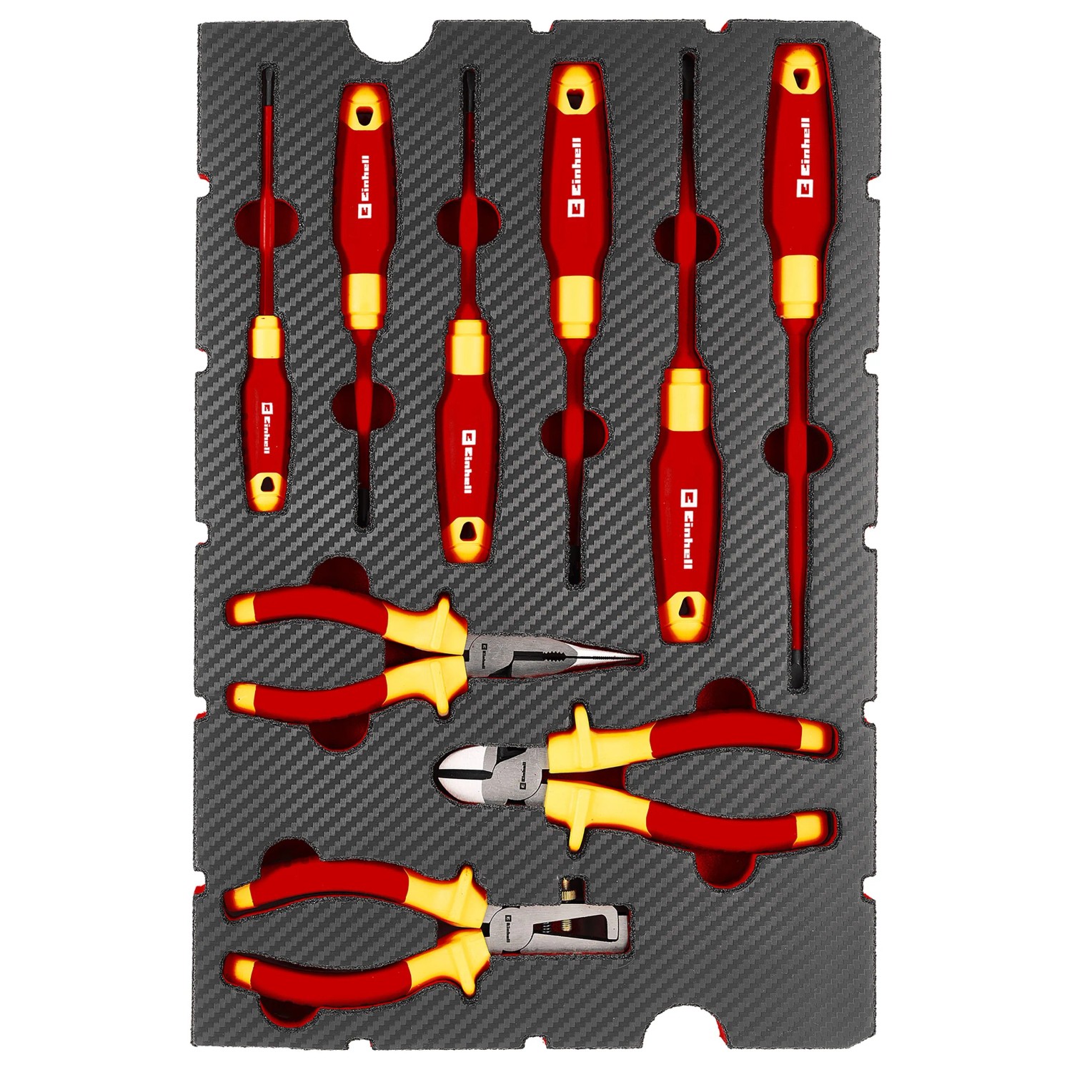 Einhell Werkzeug-Pad Elektriker-Werkzeuge E-Case 9-teilig