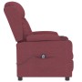 vidaXL Relaxsessel Elektrisch Weinrot Stoff 3098780_5