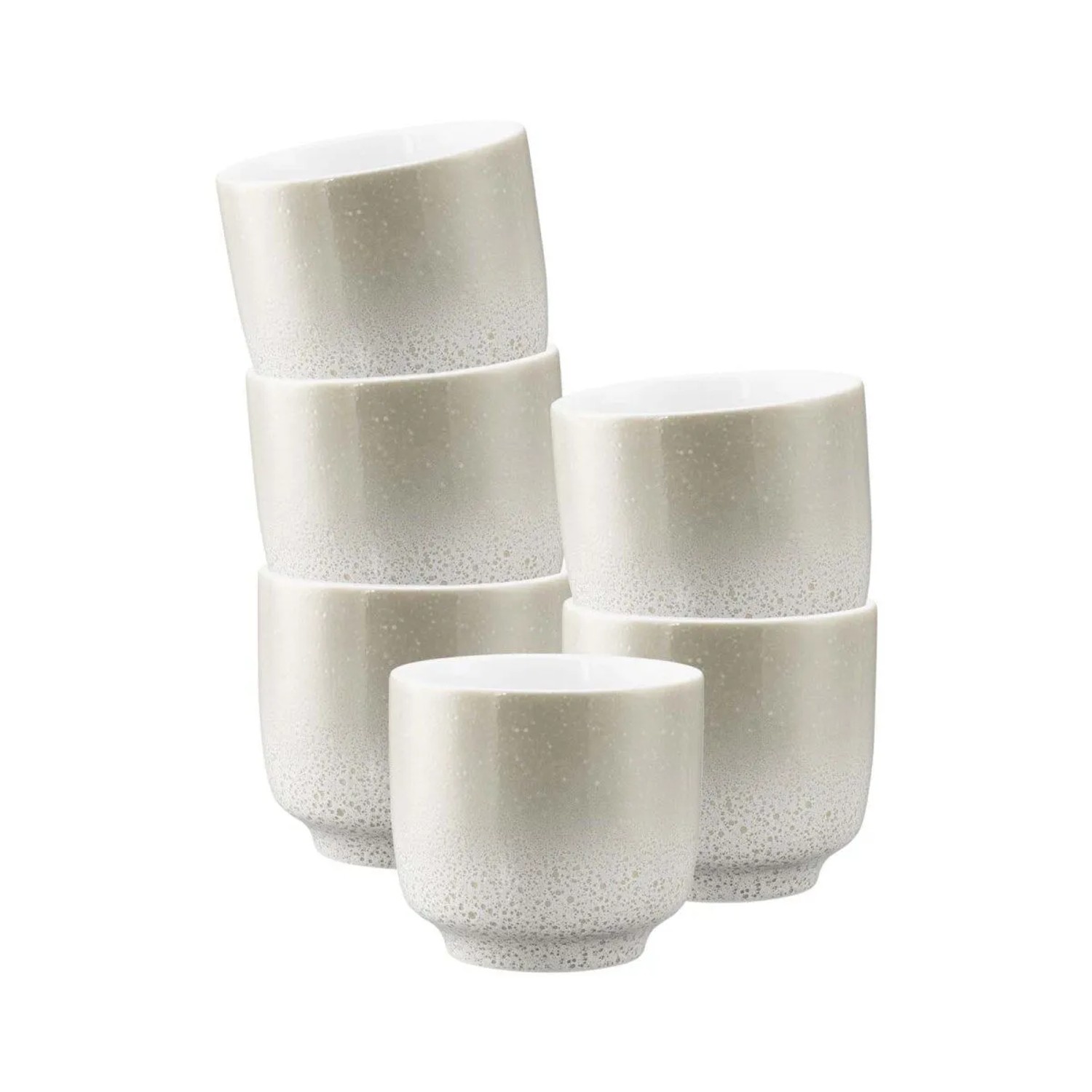 Seltmann Weiden Sento Home Cappuccinotasse ohne Henkel 300 ml 6er Set Aura Cream