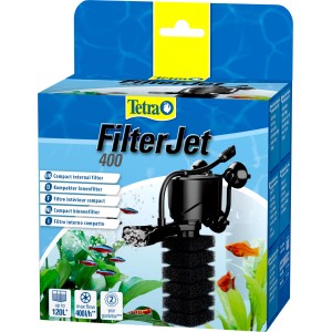 Tetra Aquarienfilter FilterJet 400 im Karton, ein Innenfilter für Aquarien.
