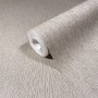 Rolle Marburg Vliestapete Uni Feine Linien Grau-Beige, moderne Dekortapete für Wohnräume.