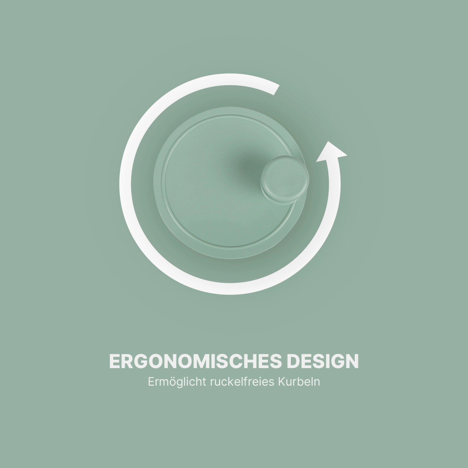 Grüne ProHome Salatschleuder (2,7L) mit Drehmechanismus für ruckelfreies Schleudern.