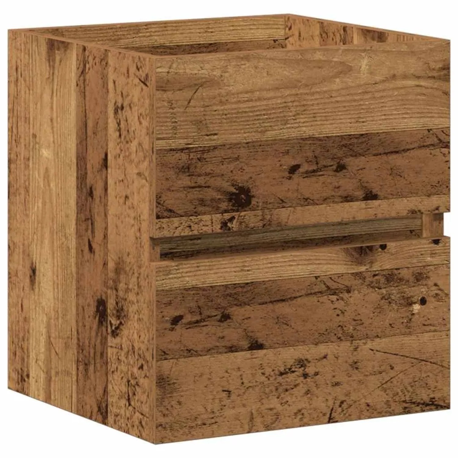vidaXL Badezimmer-Waschbeckenschrank Altholz-Optik 41x38,5x45 cm Holzwerkst günstig online kaufen